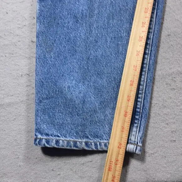 VTG Levi's 550 Jeans Men 36x32 Relaxed Fit Tapered Redwing Orange Tab 90s